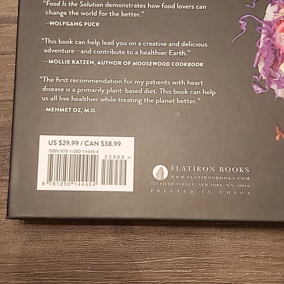 Hardcover: Titled "Food is the Solution" - Picture 3 of 4